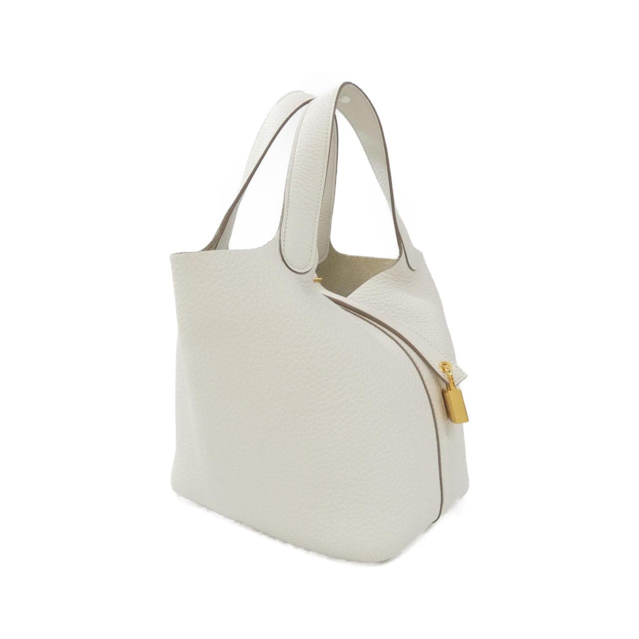 HERMES Picotin 056289CC Handbag Clemence