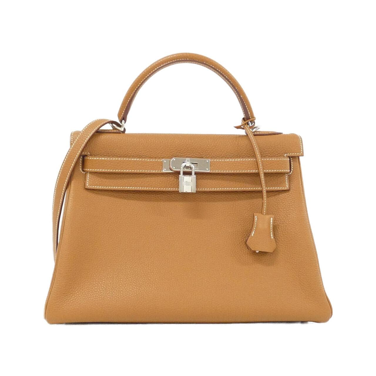 HERMES Kelly 028488CK Handbag Clemence