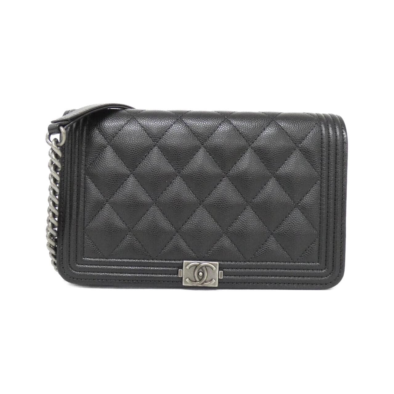 CHANEL Boy Chanel AP1117 Wallet Grained Calfskin