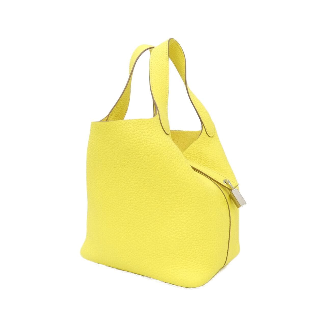 HERMES Picotin 056289CK Handbag Clemence