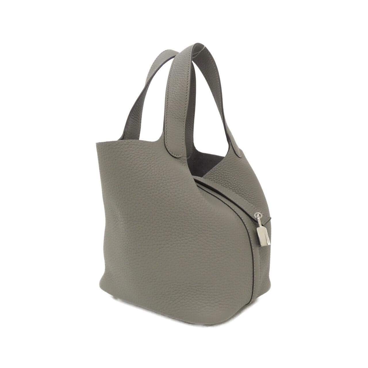 HERMES Picotin 056289CK Handbag Clemence