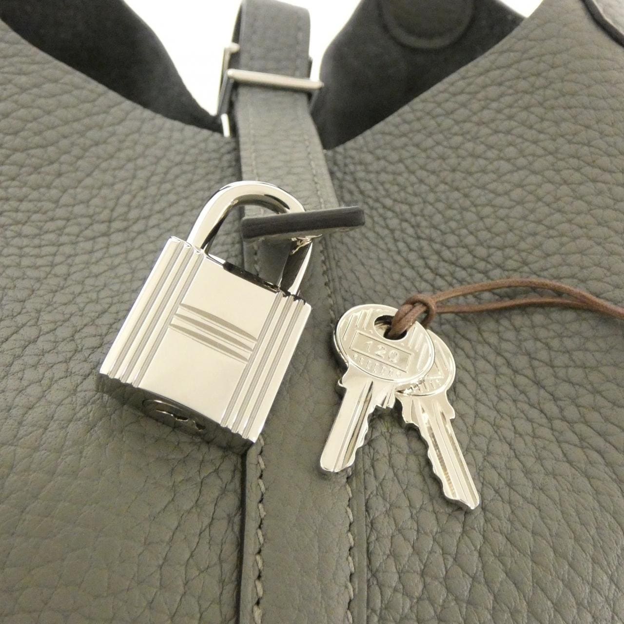 HERMES Picotin 056289CK Handbag Clemence 3