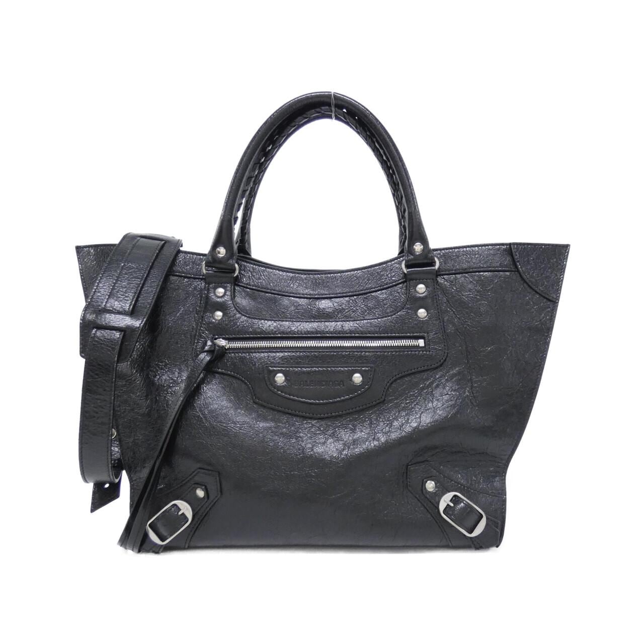 BALENCIAGA Neo Classic 702499 210B0 Handbag Lambskin