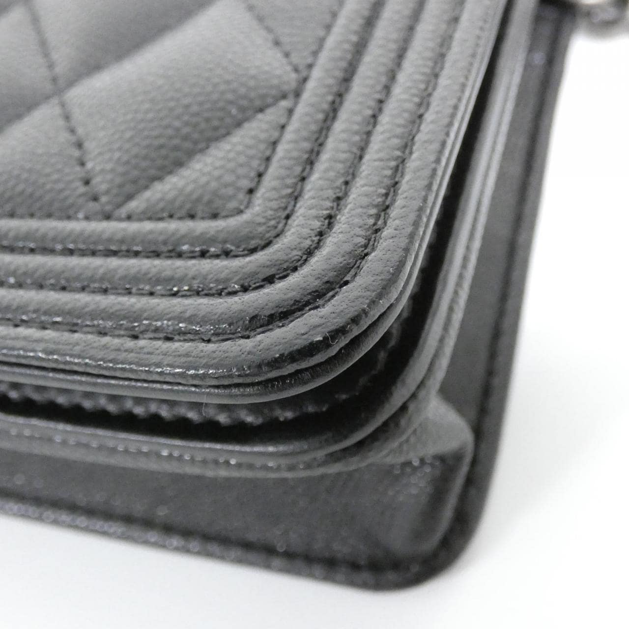 CHANEL Boy Chanel AP1117 Wallet Grained Calfskin 3