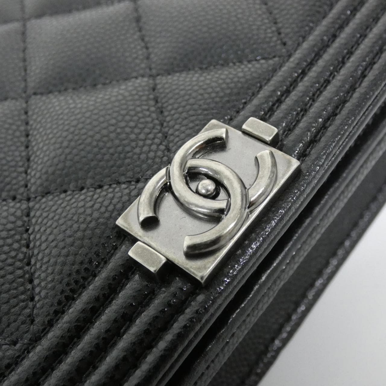 CHANEL Boy Chanel AP1117 Wallet Grained Calfskin 4