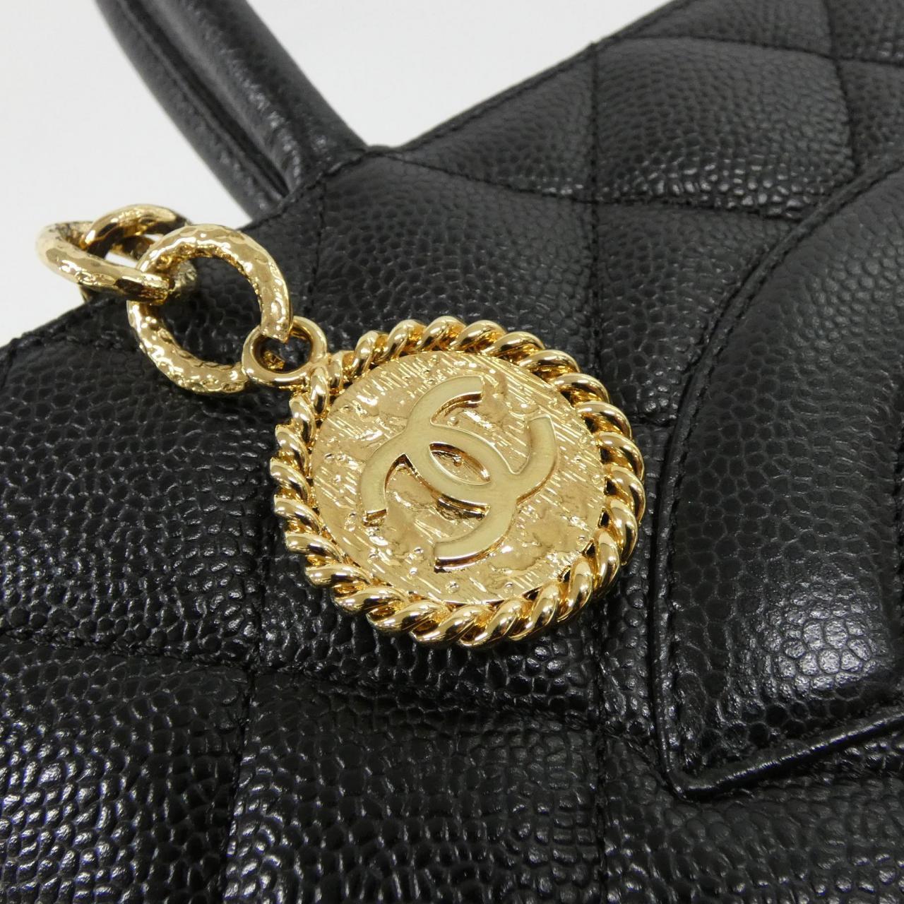 CHANEL Matelasse 1804 Handbag Grained Calfskin 4