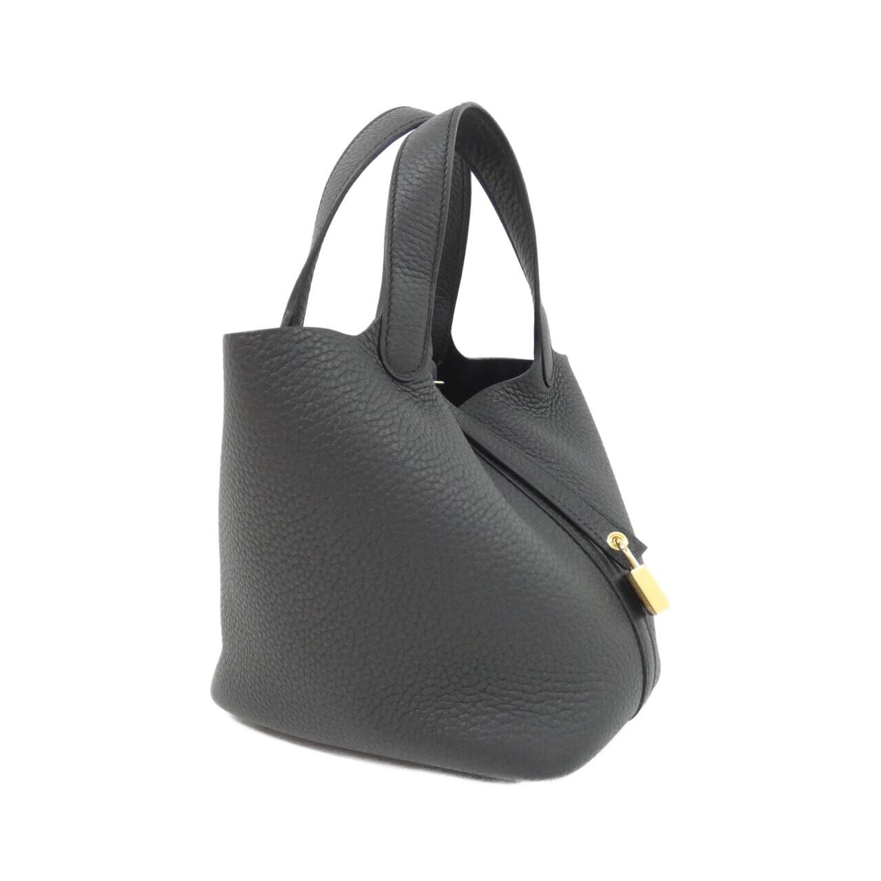 HERMES Picotin 056289CC Handbag Clemence