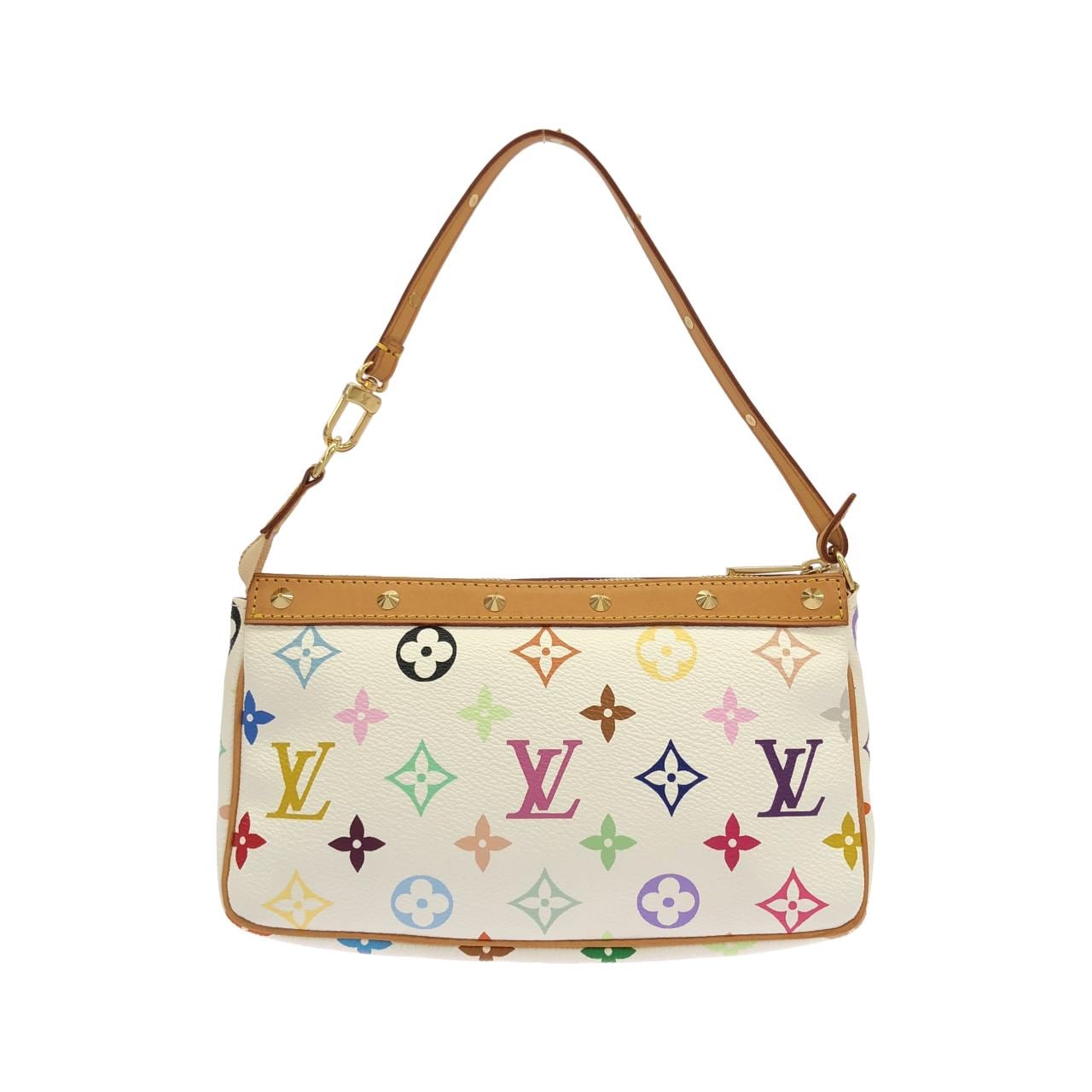 LOUIS VUITTON Pochette M92649 小斜揹包 帆布 2