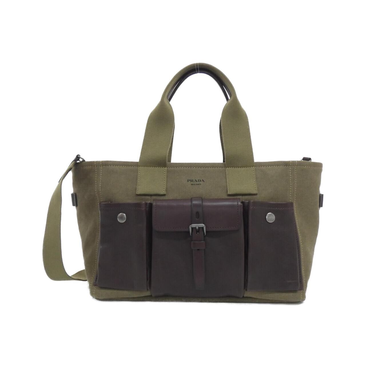 PRADA 1BG651 手提包 帆布