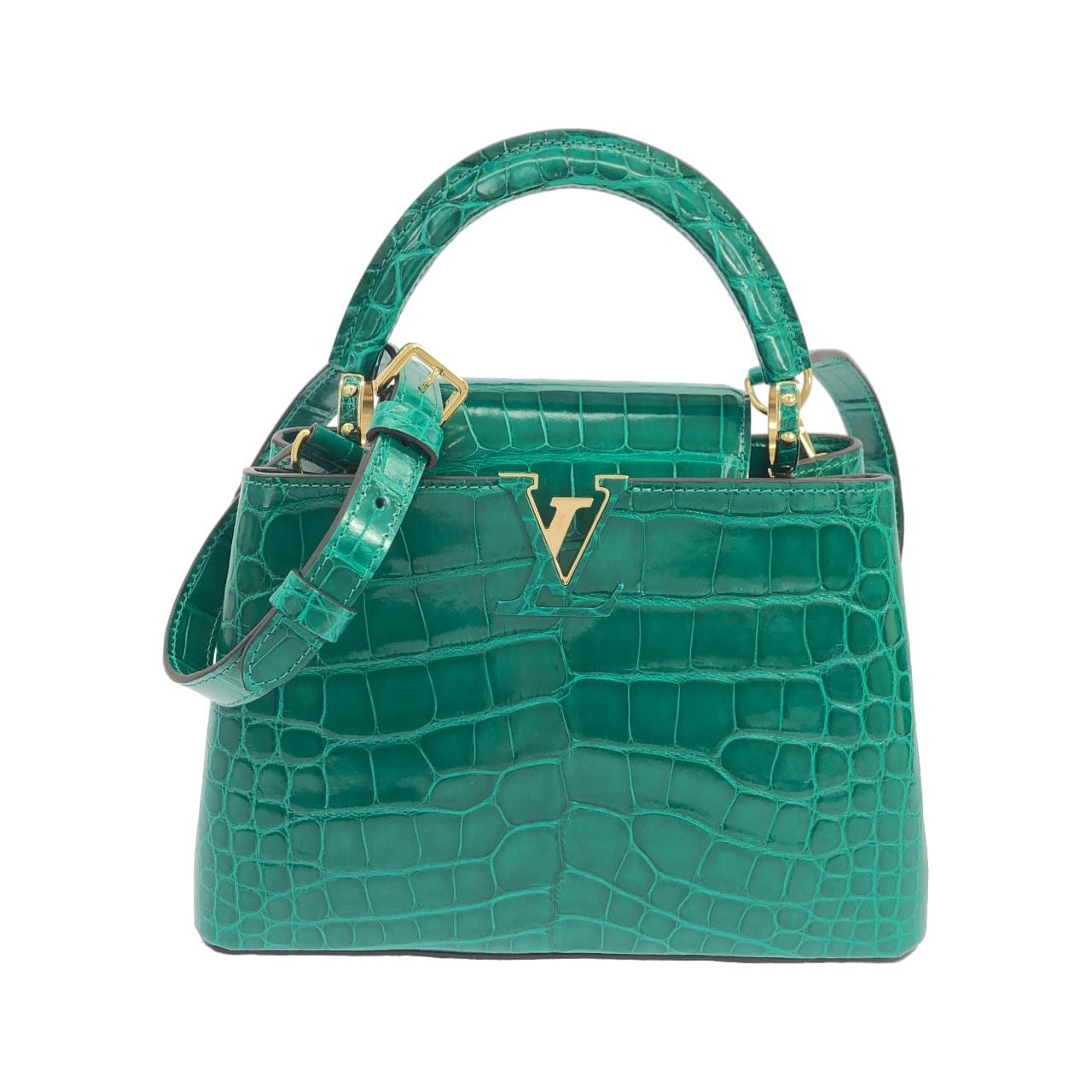LOUIS VUITTON Capucines N92175 Handbag Leather