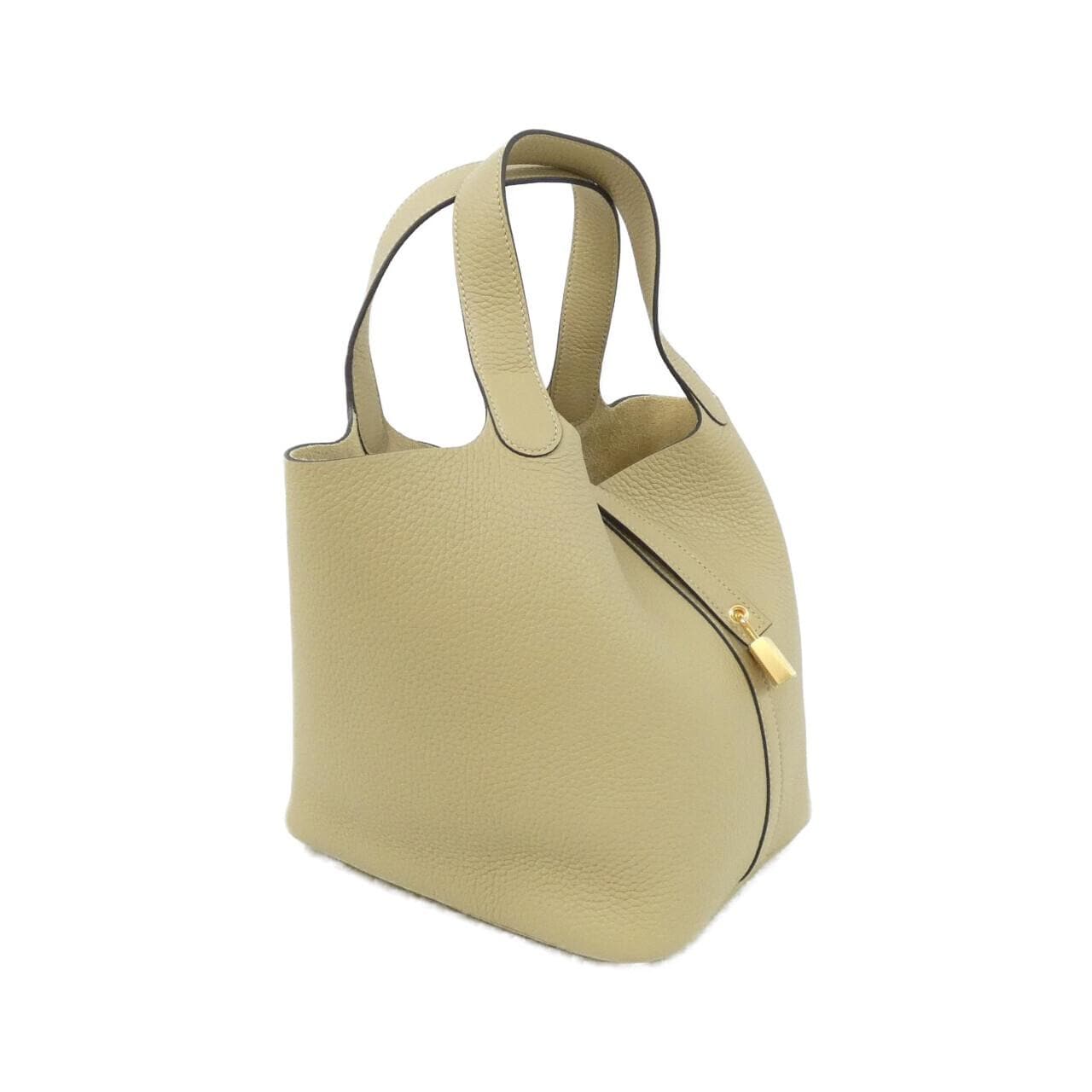 HERMES Picotin 060991CC Handbag Clemence