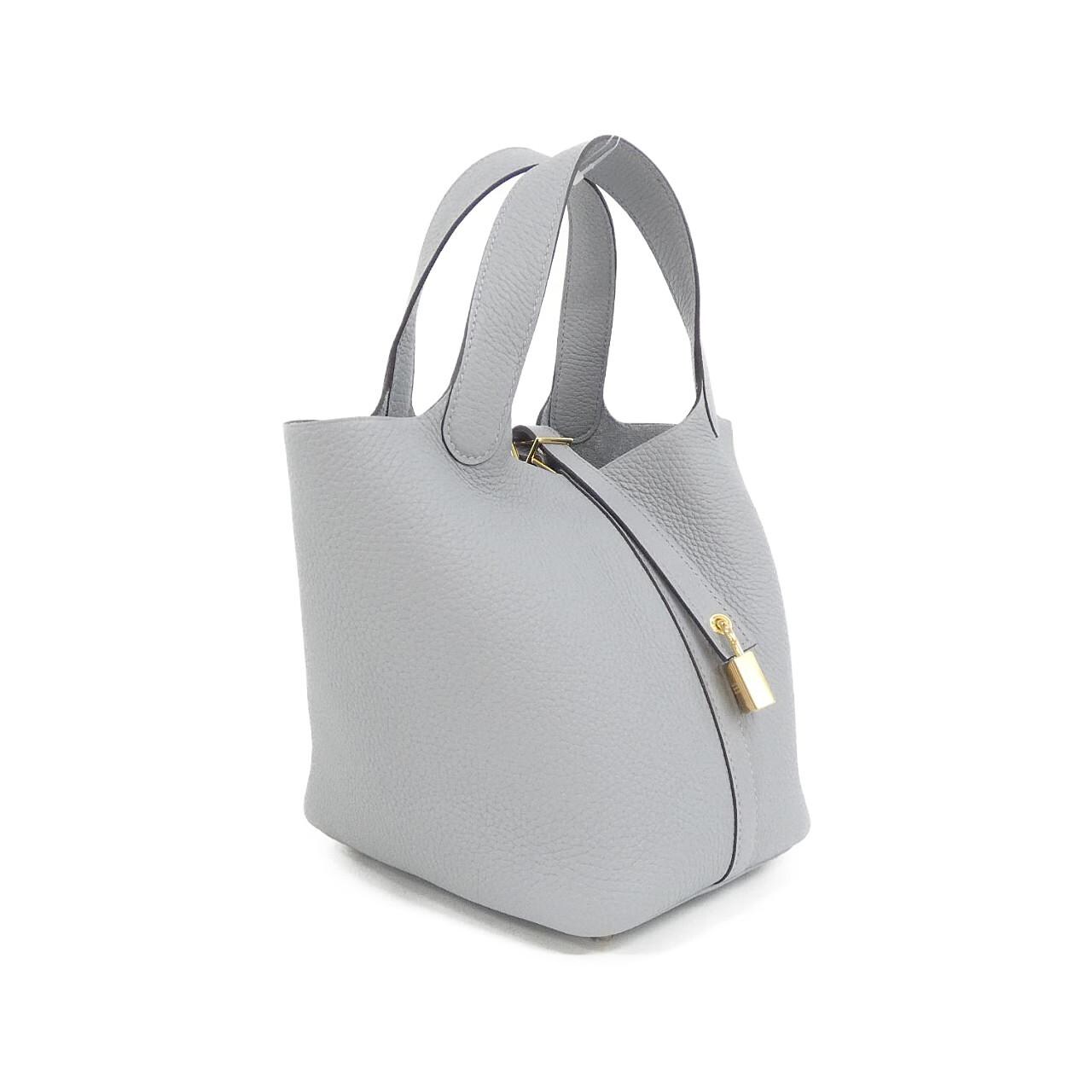 HERMES Picotin 056289CC Handbag Clemence