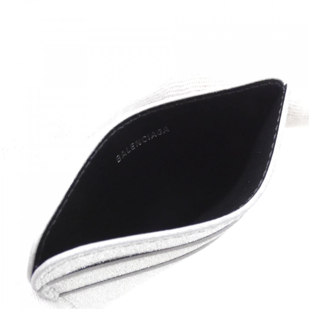 BALENCIAGA Hourglass 593812 210IE Card Case Canvas 4