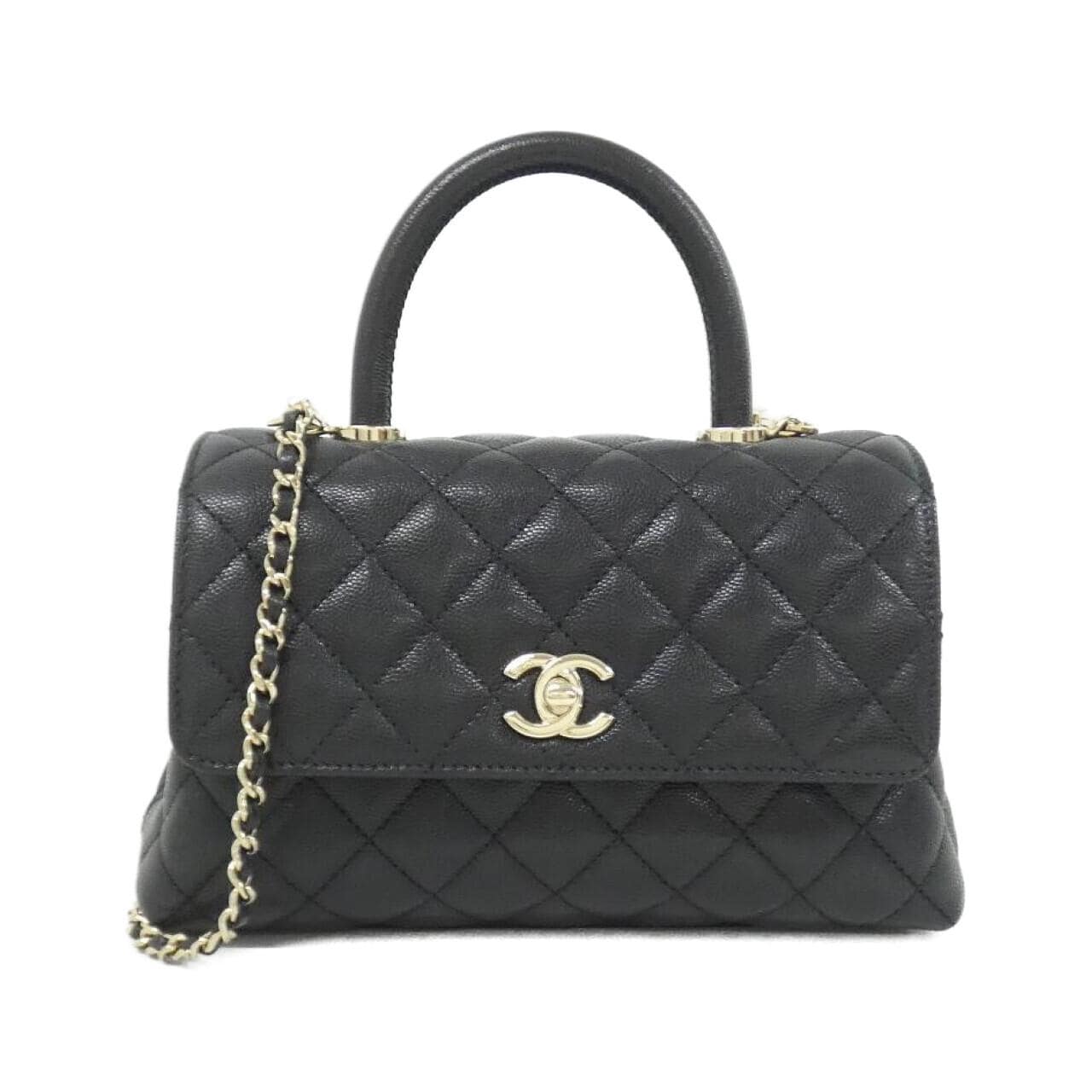 CHANEL Matelasse 92990 Handbag Grained Calfskin
