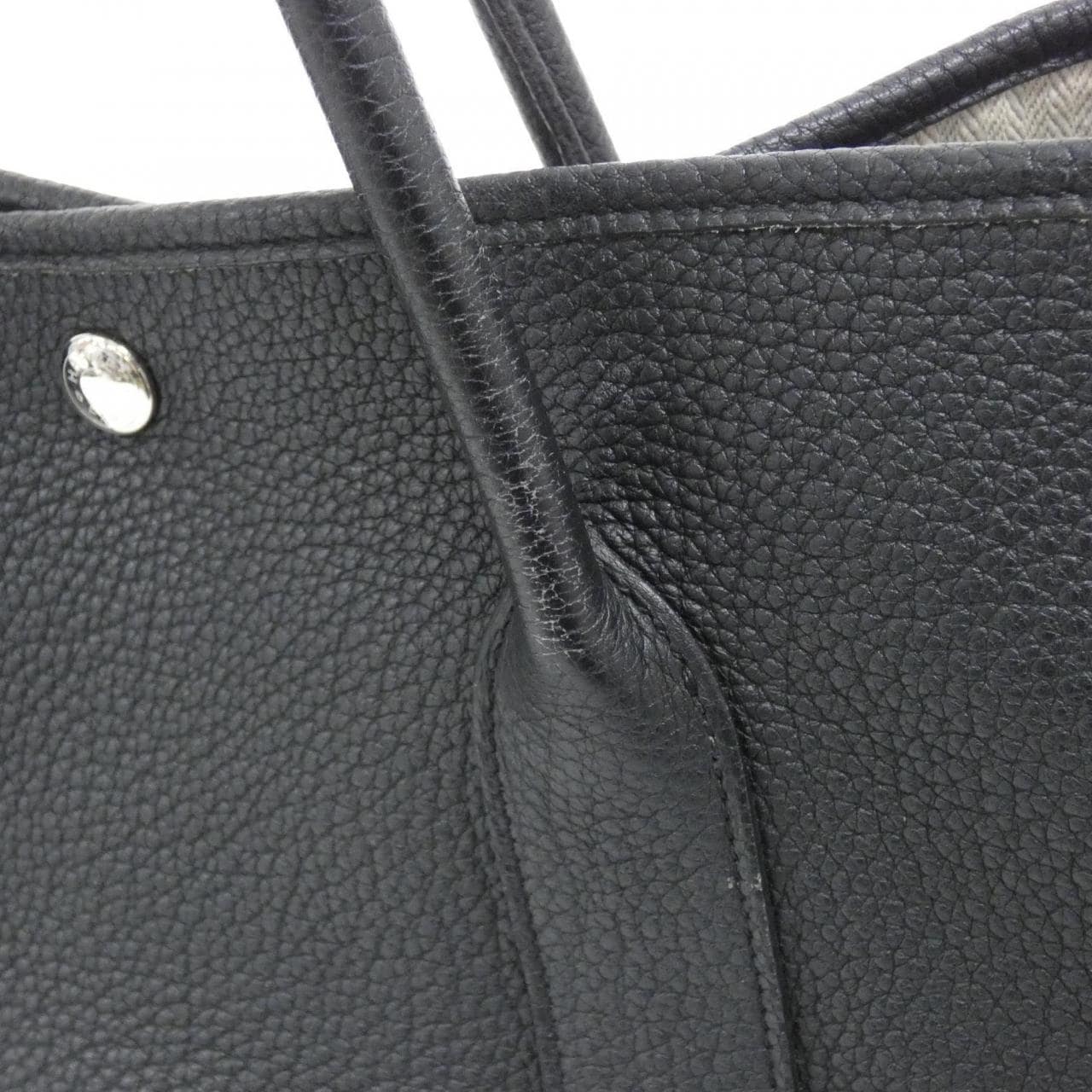 HERMES Garden Party 051559CK Tote Leather 4