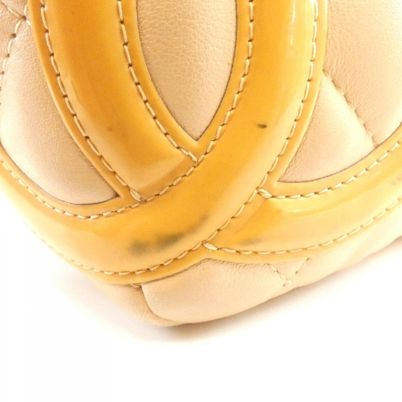 CHANEL Cambon 29792 手提包 漆皮 5