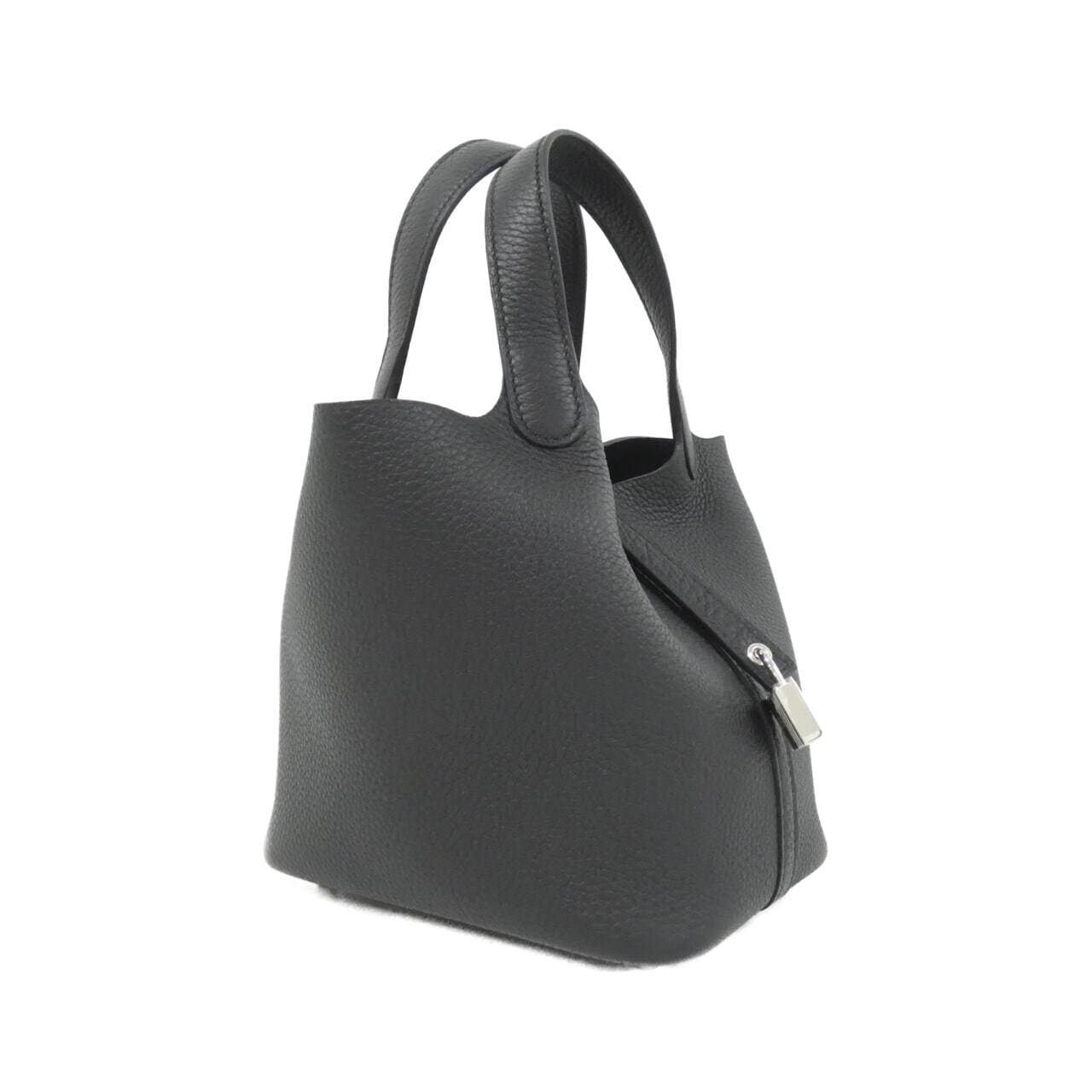 HERMES Picotin 056289CK Handbag Clemence