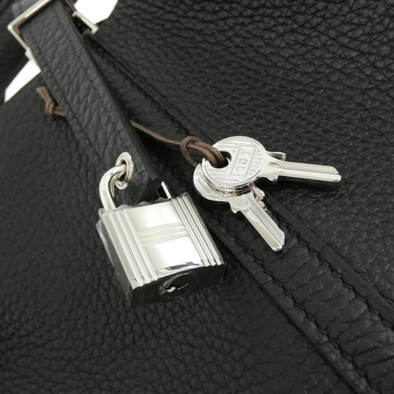 HERMES Picotin 056289CK Handbag Clemence 3