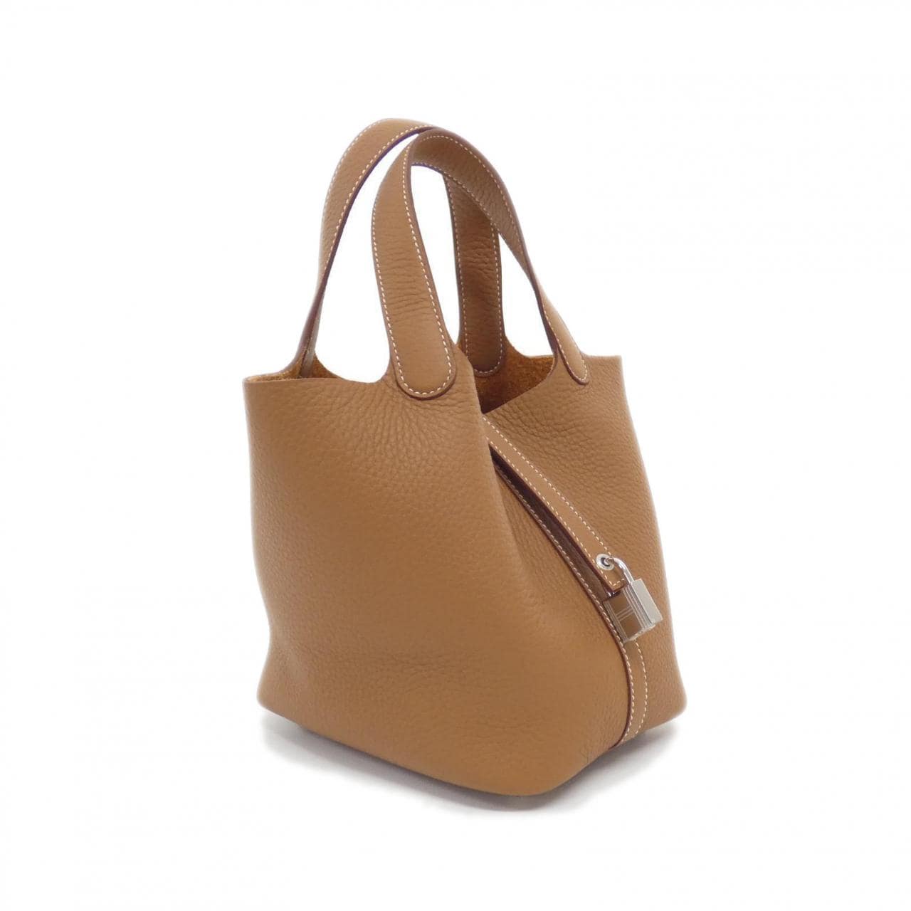 HERMES Picotin 056289CK Handbag Clemence