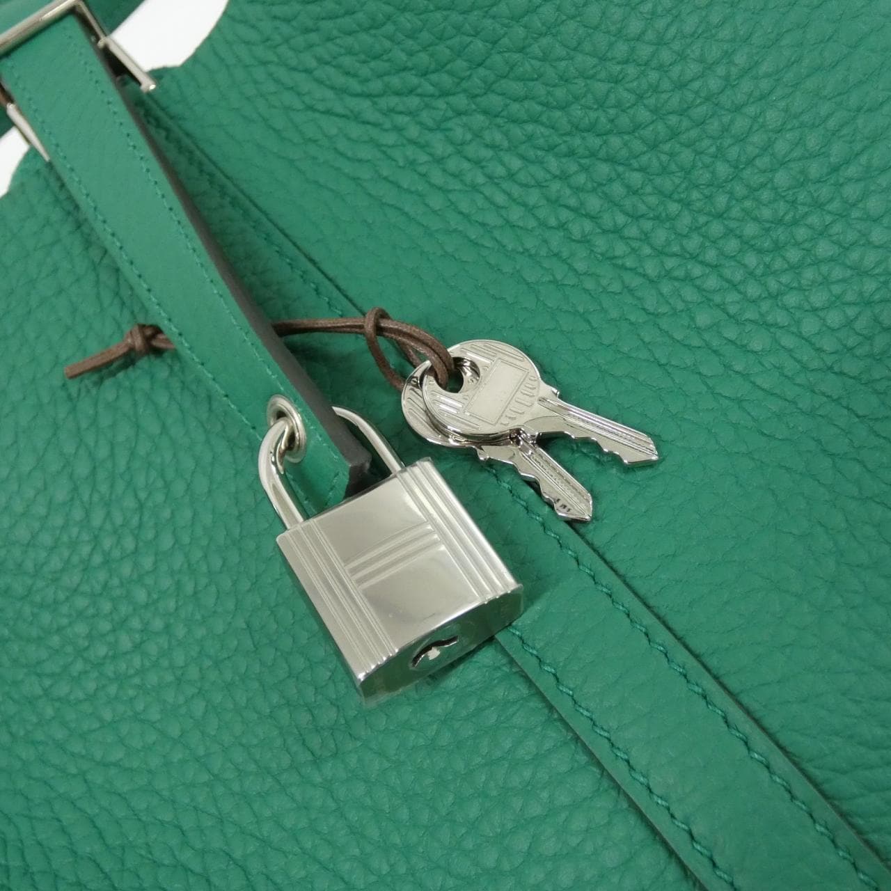 HERMES Picotin 056289CK Handbag Clemence 3