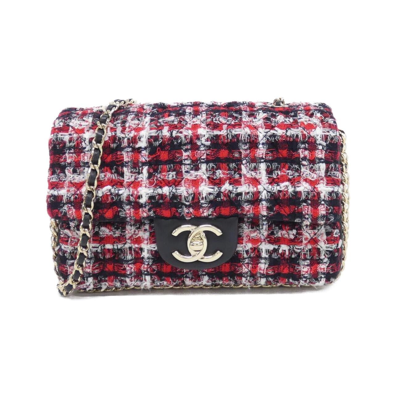 CHANEL Chanel 19 AS1740 肩背包 粗花呢