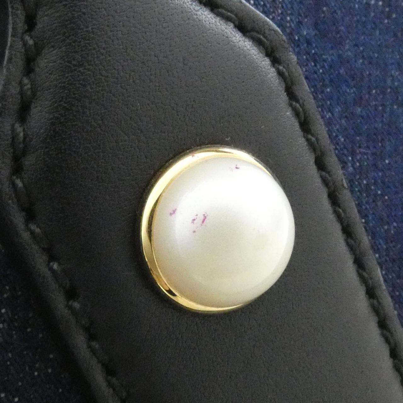 GUCCI 456545 K7YAG 手提包 牛仔布 4