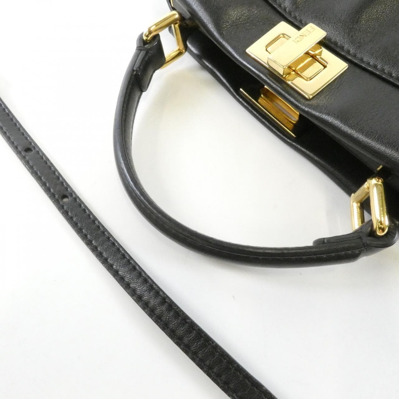 FENDI Peekaboo 8BN244 K4P 手提包 羊皮 5