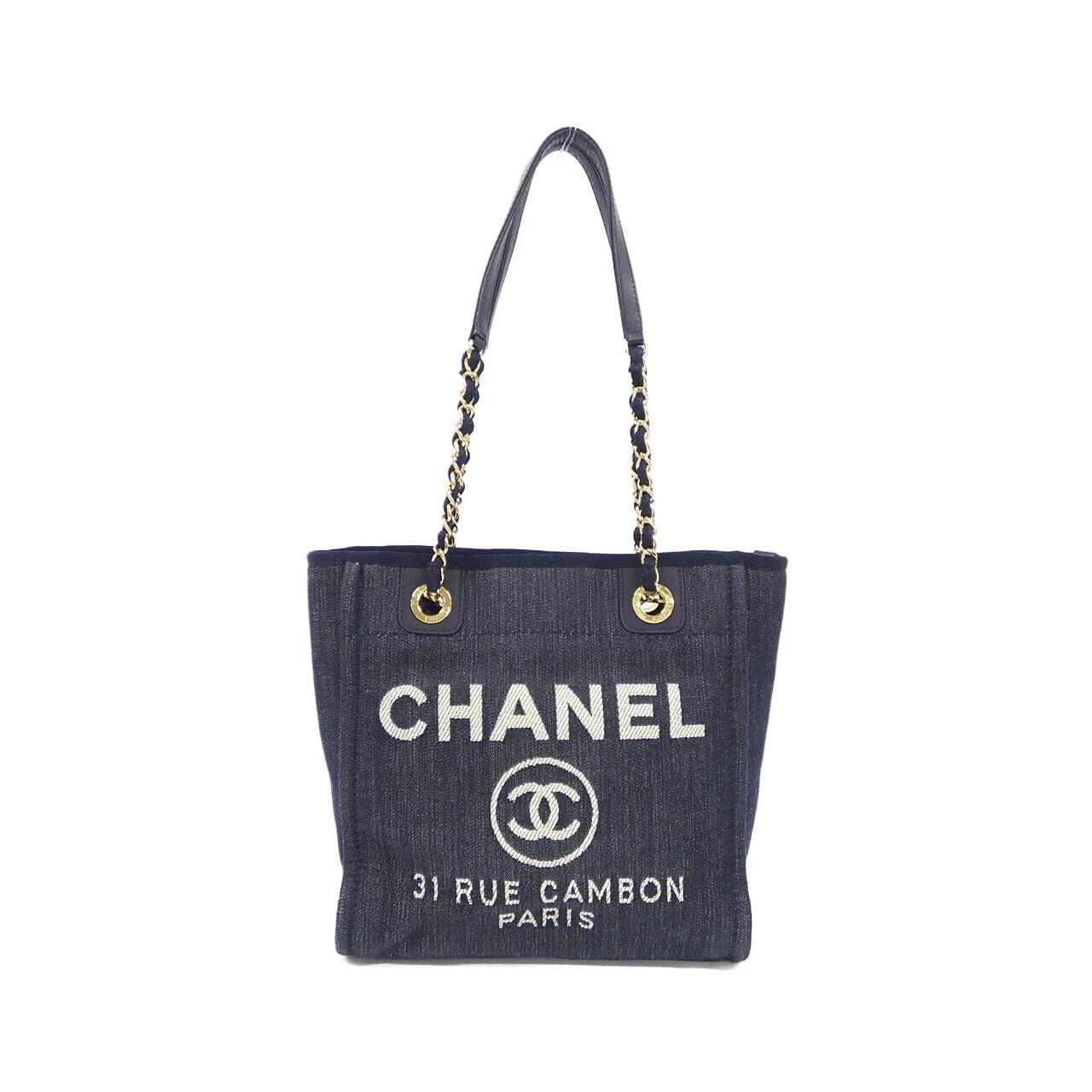 CHANEL Deauville 66939 手提包 帆布