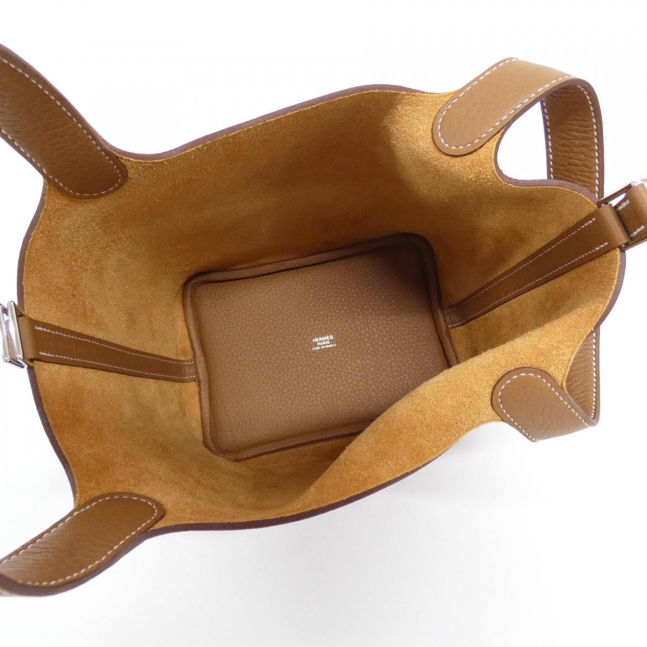 HERMES Picotin 056289CK Handbag Clemence 5