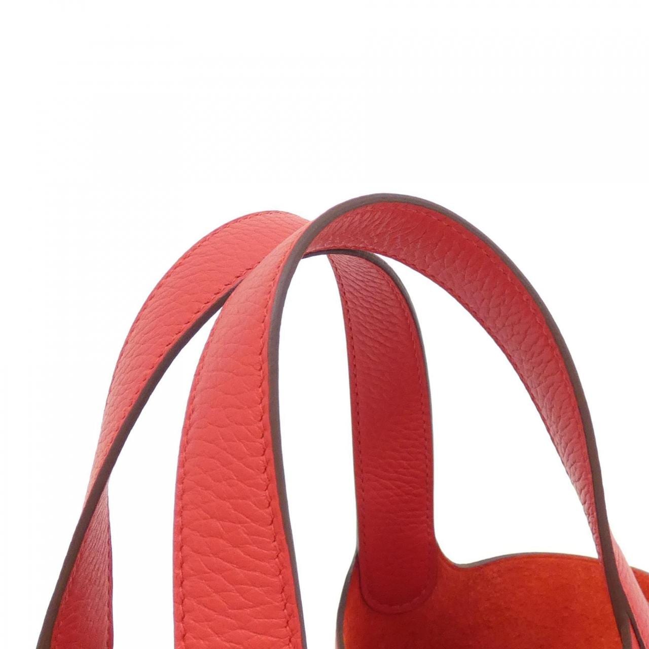 HERMES Picotin 056289CK Handbag Clemence 4