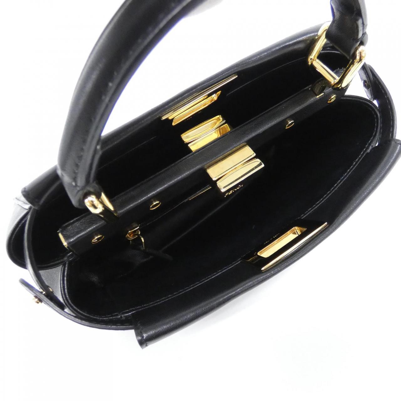 FENDI Peekaboo 8BN244 K4P Handbag Lambskin