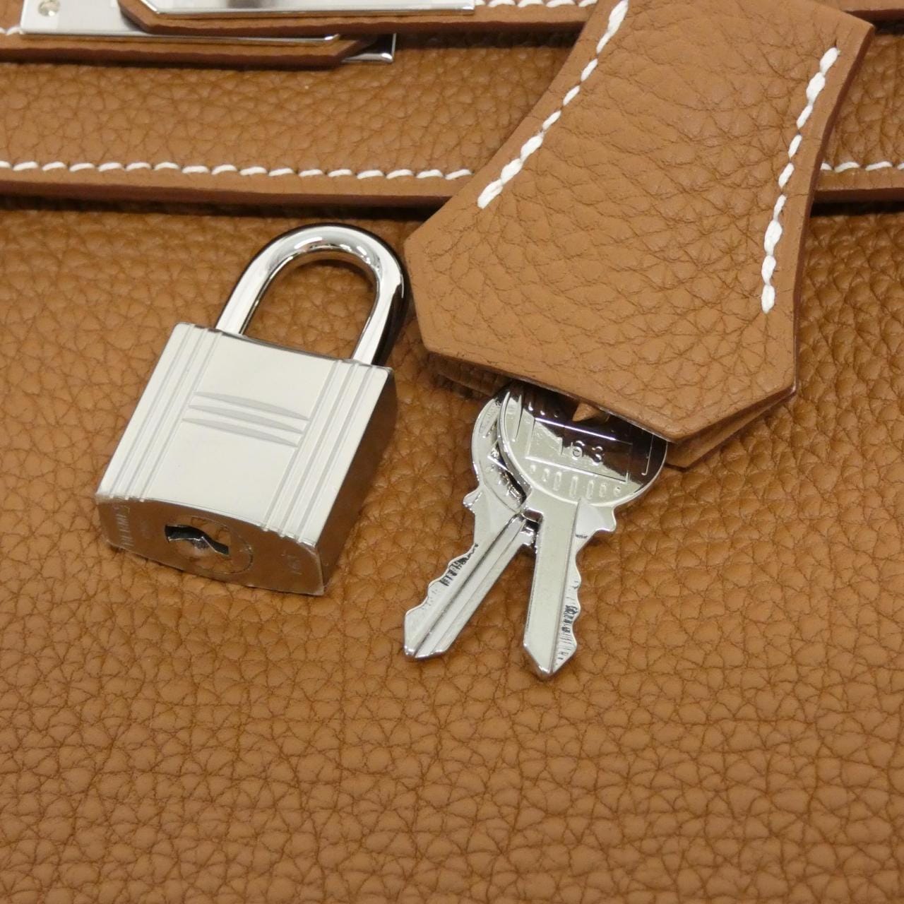 HERMES Kelly 044624CK Handbag Togo 4
