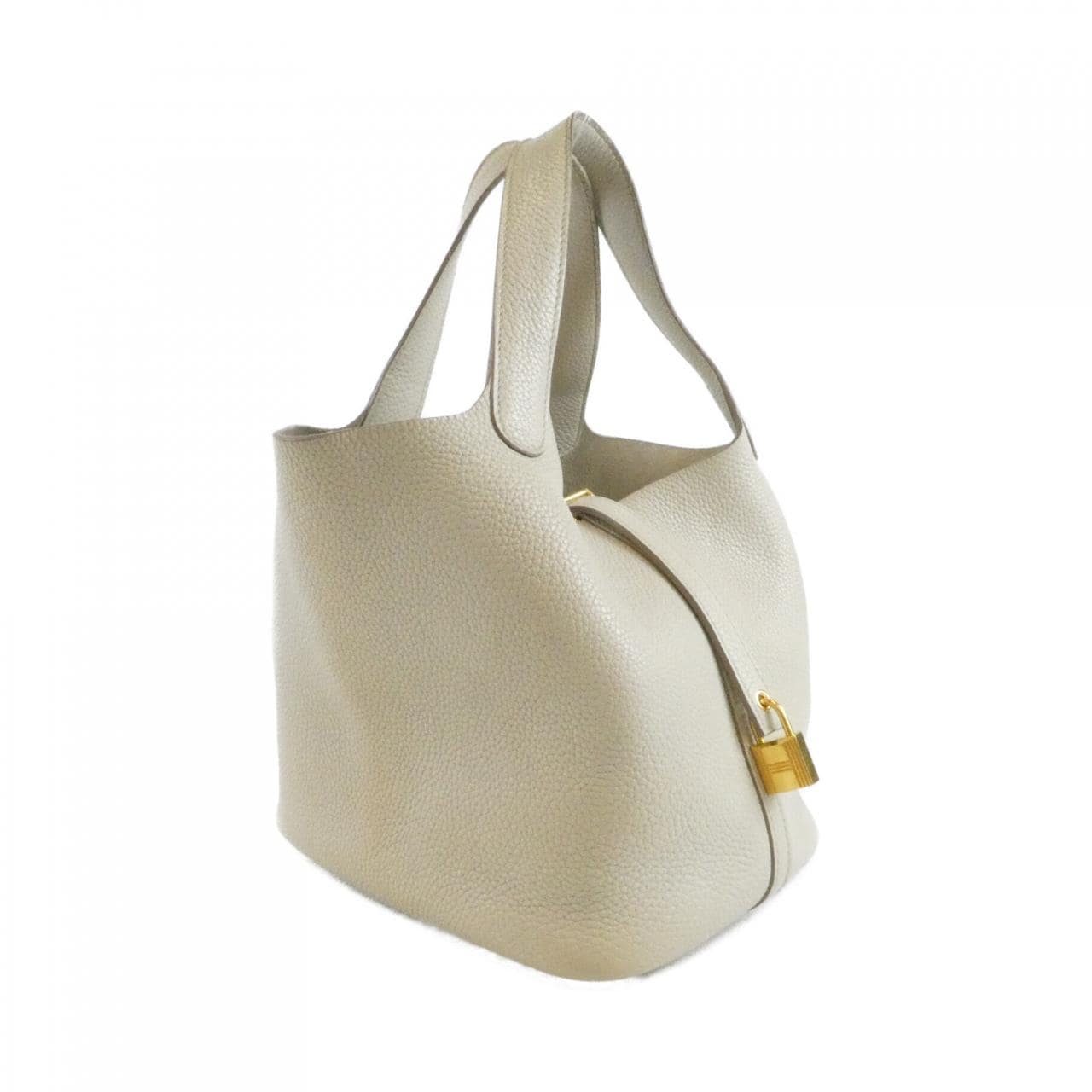 HERMES Picotin 060991CC Handbag Clemence