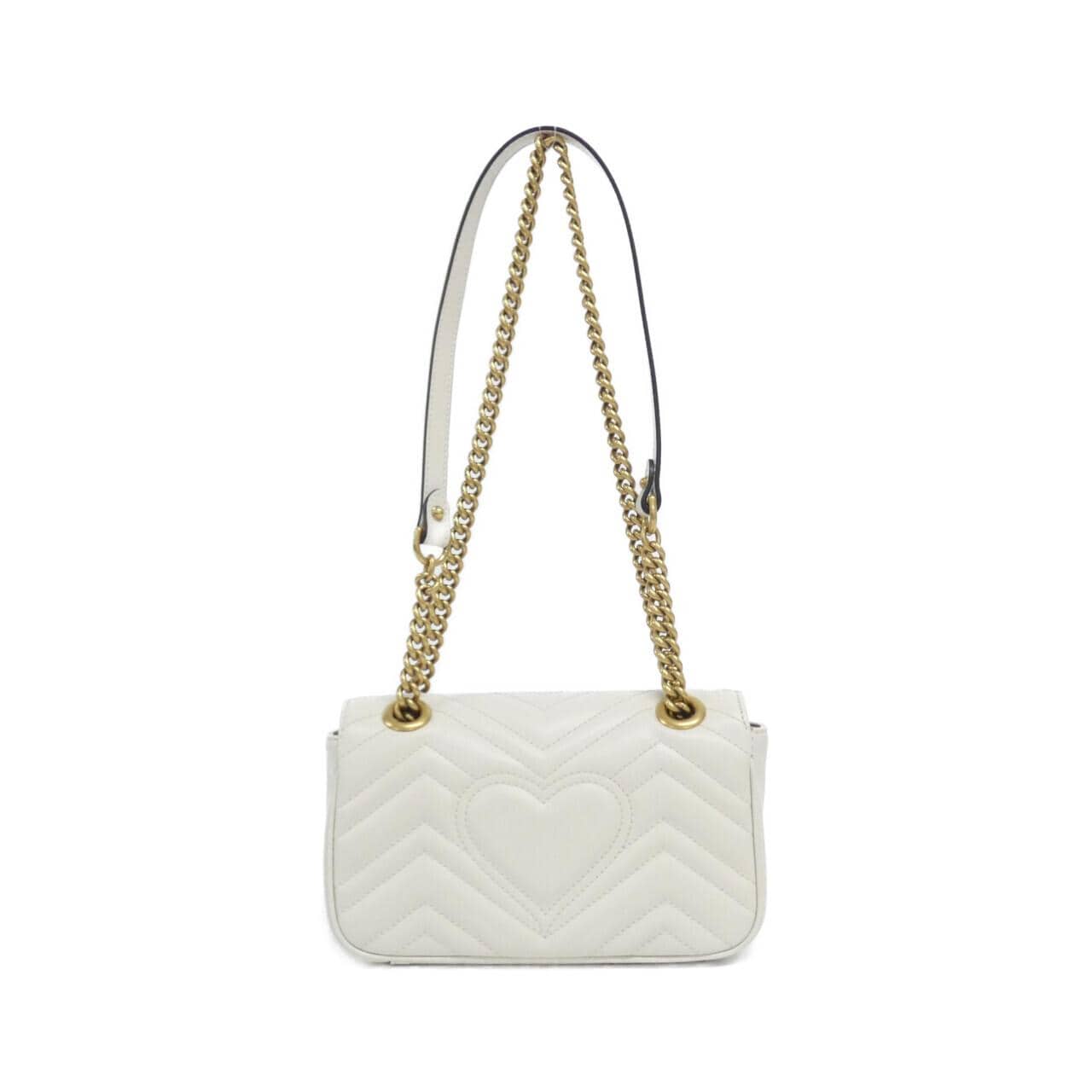 GUCCI GG Marmont 446744 DTD1T Shoulder Leather 2