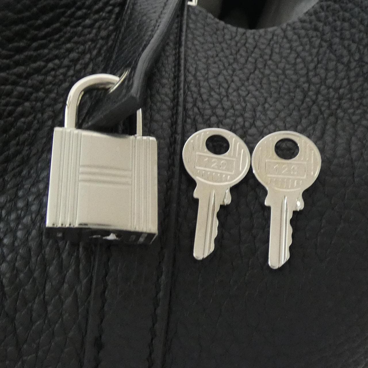 HERMES Picotin 060991CK Handbag Clemence 3