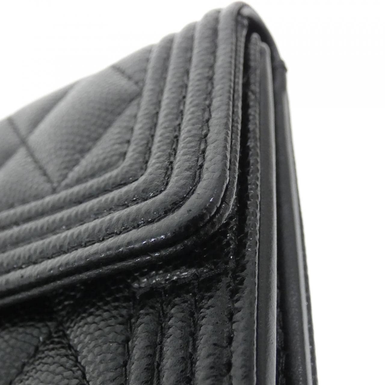 CHANEL Boy Chanel 80734 銀包 荔枝紋牛皮 3