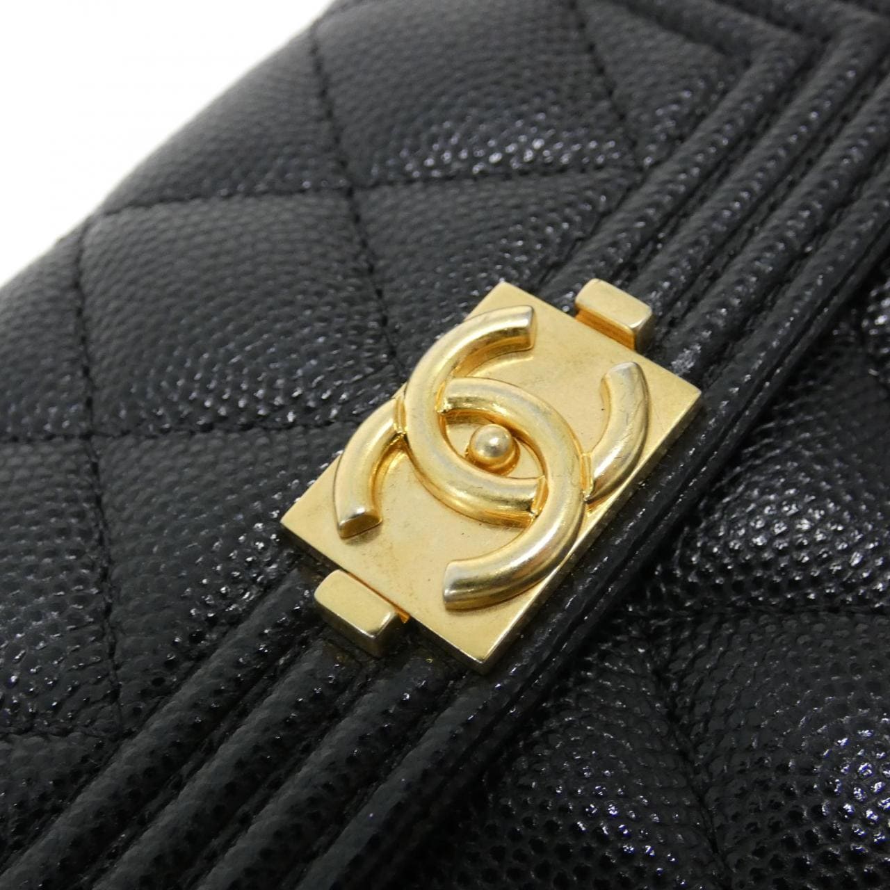 CHANEL Boy Chanel 80734 銀包 荔枝紋牛皮 4