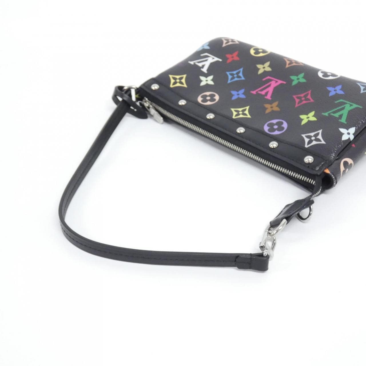 LOUIS VUITTON Pochette M13663 小斜揹包 帆布 5