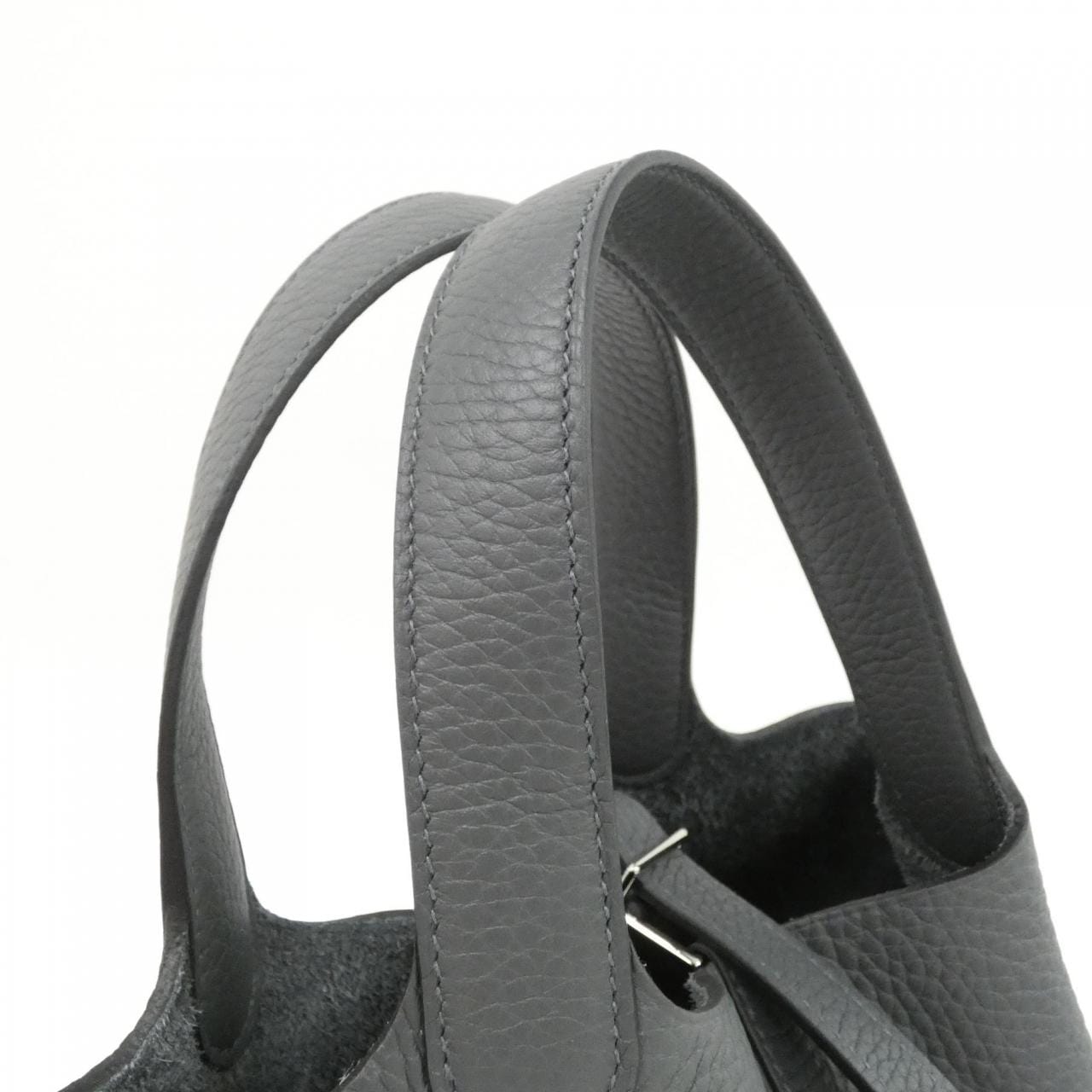 HERMES Picotin 056289CK Handbag Clemence 4