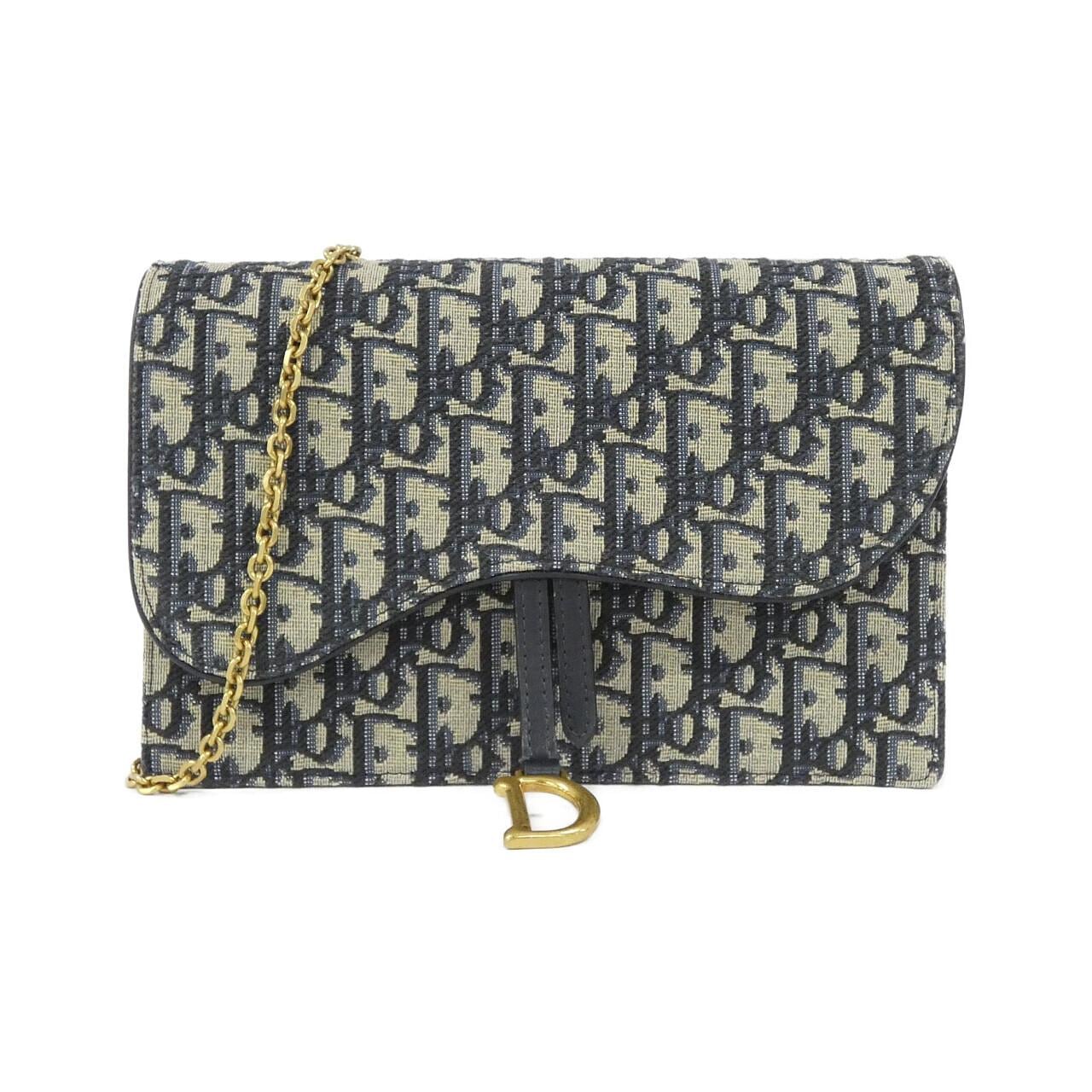 DIOR Saddle S5620CTZQ 銀包 帆布