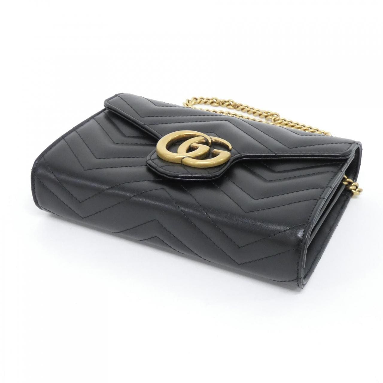 GUCCI Marmont 474575 DTD1T Shoulder Leather 3