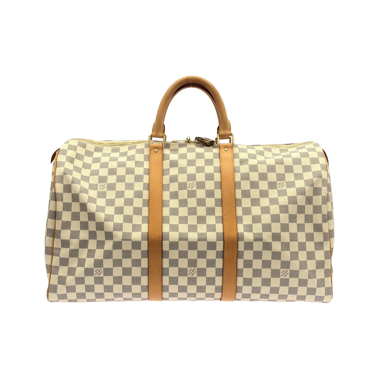LOUIS VUITTON Keepall N41430 波士頓包 Damier