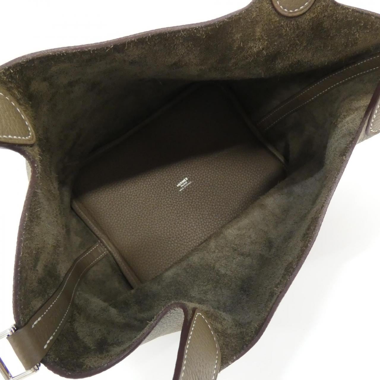HERMES Picotin 060991CK Handbag Clemence 5