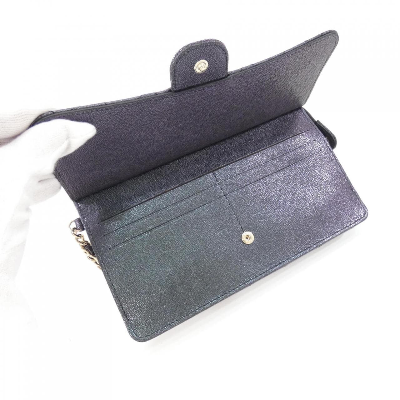 CHANEL Timeless Classic AP0364 銀包 荔枝紋牛皮 5