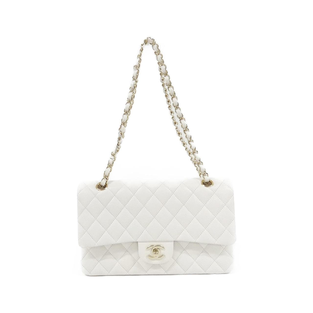CHANEL Matelasse 1112 Shoulder Grained Calfskin