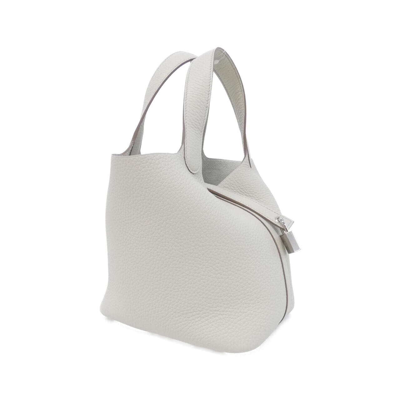 HERMES Picotin 056289CK Handbag Clemence