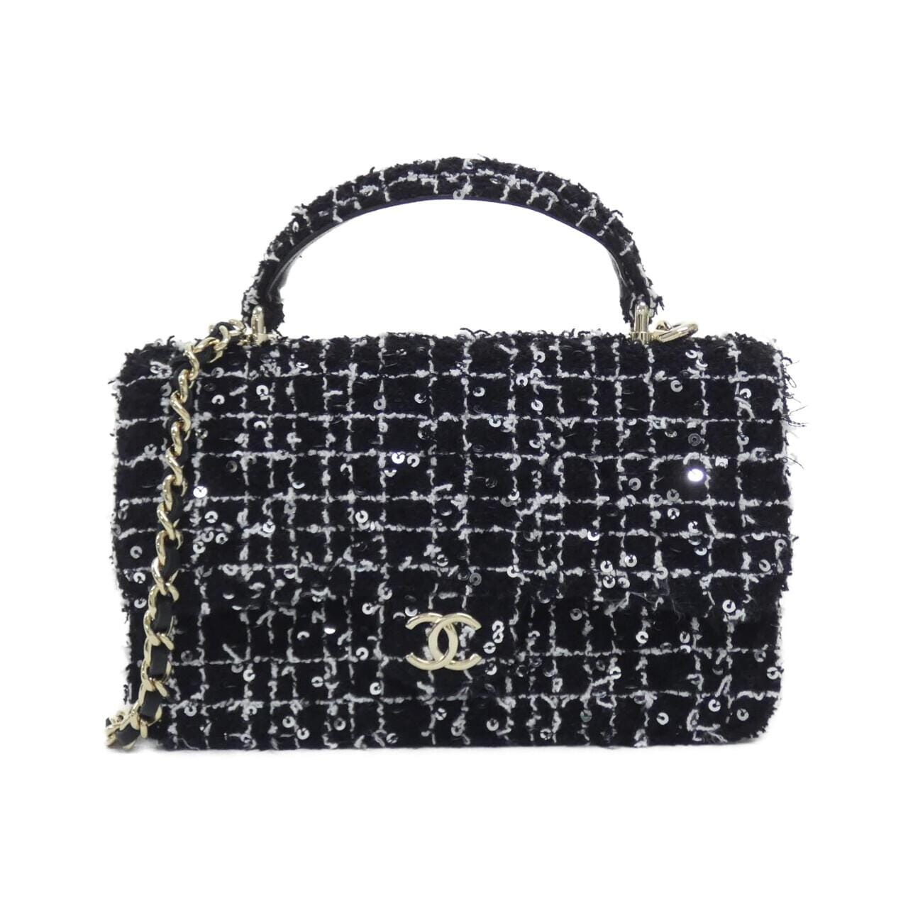 CHANEL Chanel 22 AS3226 銀包 粗花呢