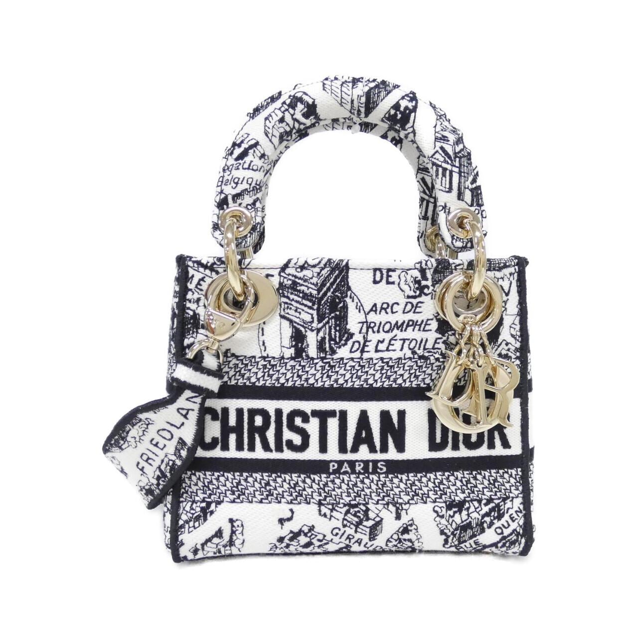 DIOR Lady Dior M0500 OOMP 手提包 帆布