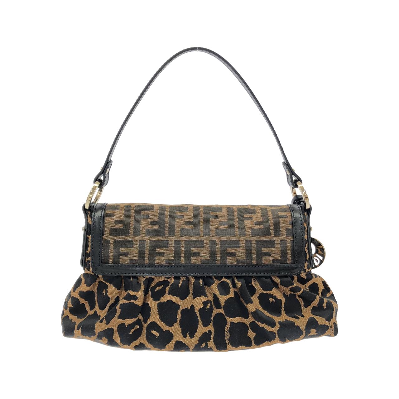 FENDI Baguette 8BR445 FY4 Shoulder Canvas 2
