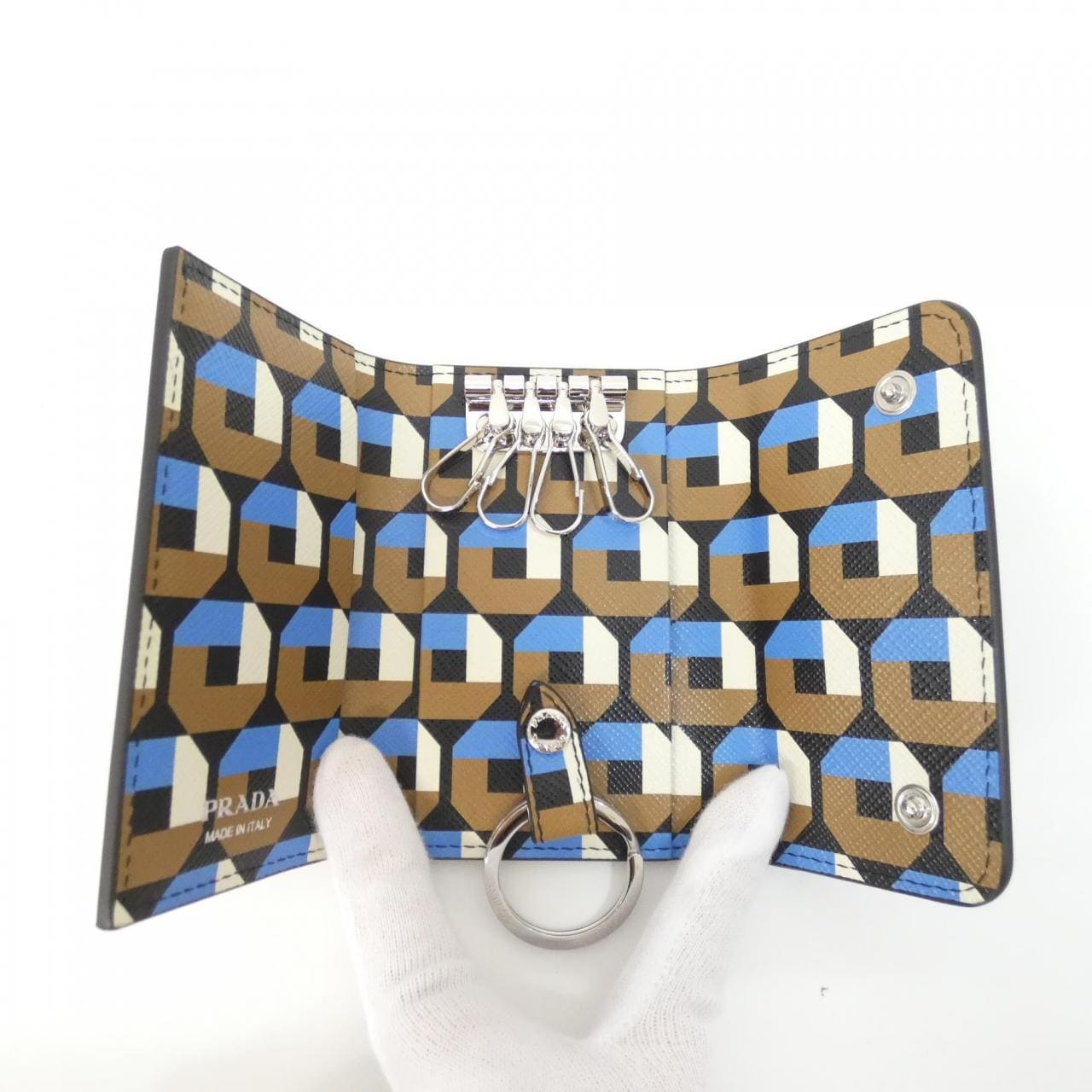 PRADA 1PG004 Key Case 4